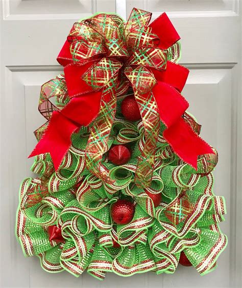 christmas mesh wreath ideas|christmas mesh wreath tutorial tree.